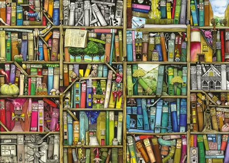 Ravensburger - Puzzle La Libreria Bizzarra, Collezione Colin Thompson, 1000 Pezzi, Puzzle Adulti - 7