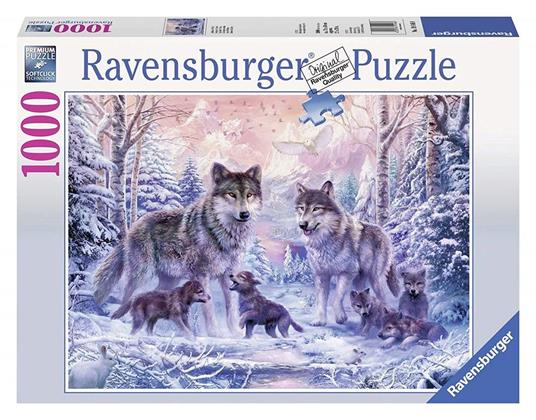Ravensburger - Puzzle Lupi artici, 1000 Pezzi, Puzzle Adulti - 6