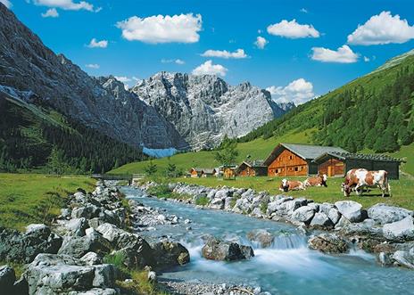 Ravensburger - Puzzle Monti Karwendel, Austria, 1000 Pezzi, Puzzle Adulti - 4