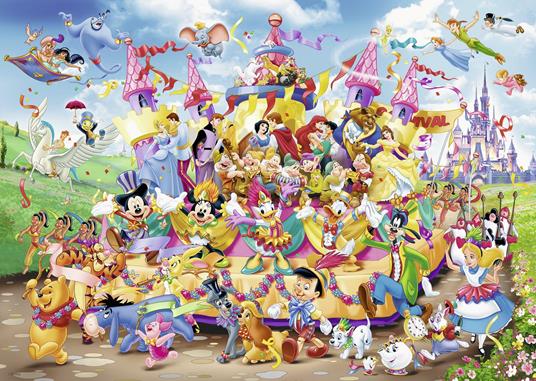 Ravensburger - Puzzle Carnevale Disney, 1000 Pezzi, Puzzle Adulti - 4