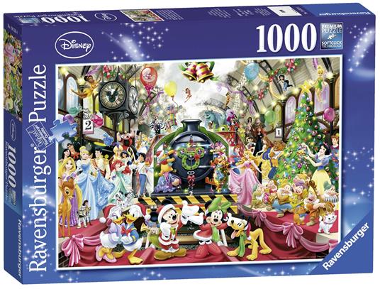 Ravensburger - Puzzle Il treno di Natale Disney, 1000 Pezzi, Puzzle Adulti - 3