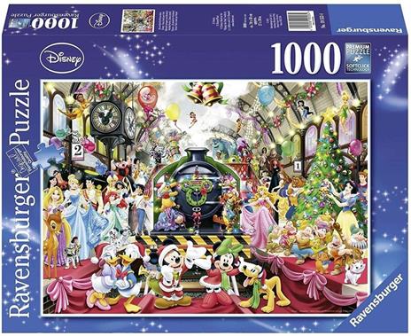 Ravensburger - Puzzle Il treno di Natale Disney, 1000 Pezzi, Puzzle Adulti - 7