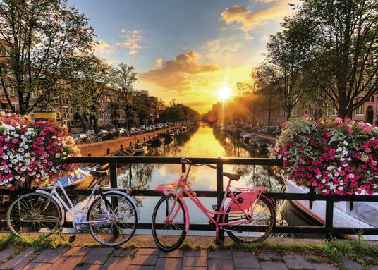 Ravensburger - Puzzle Biciclette ad Amsterdam, 1000 Pezzi, Puzzle Adulti - 3