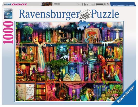 Puzzle da 1000 pezzi. Aimee Stewart: Libreria delle Fate. Ravensburger 4005556196845 puzzle 1000 pezzo(i)