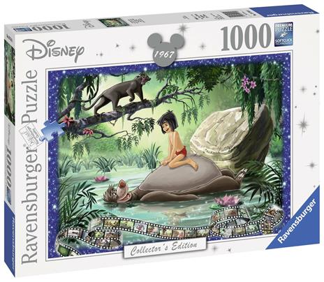 Ravensburger - Puzzle Disney Classic Il libro della giungla, Collezione Disney Collector's Edition, 1000 Pezzi - 2