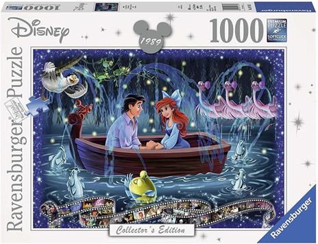 Ravensburger - Puzzle Disney Classic la Sirenetta, Collezione Disney Collector's Edition, 1000 Pezzi, Puzzle Adulti - 2