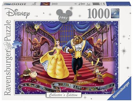 Ravensburger - Puzzle Disney Classic la Bella e la Bestia, Collezione Disney Collector's Edition, 1000 Pezzi, Puzzle Adulti - 5