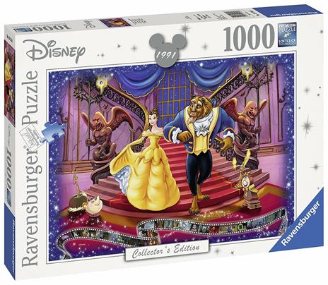Ravensburger - Puzzle Disney Classic la Bella e la Bestia, Collezione Disney Collector's Edition, 1000 Pezzi, Puzzle Adulti - 13