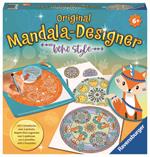 Ravensburger - Mandala Designer Midi, Boho Style, Gioco Creativo per Disegnare, Bambini 6+ Anni