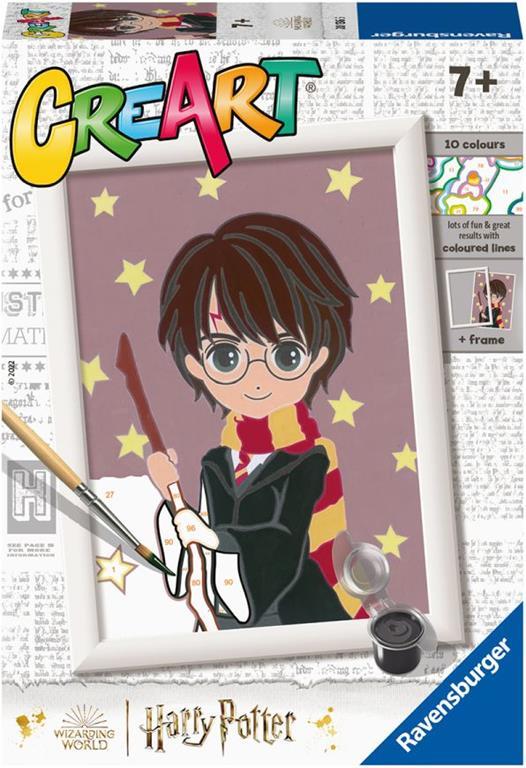 Ravensburger - CreArt Serie E: Harry Potter - Harry, Kit per Dipingere con i Numeri,