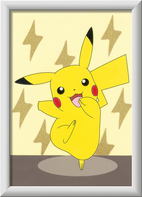 Ravensburger - CreArt Serie E: Pokémon, Pikachu, Kit per Dipingere con i Numeri, - 3