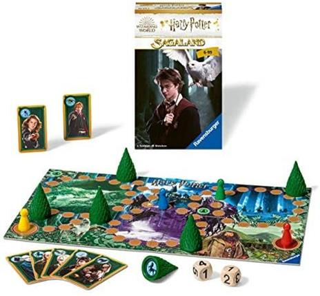 Ravensburger - Harry Potter Sagaland Travel, Gioco da Tavolo Tascabile, 2-4 Giocatori, 6+ Anni - 2