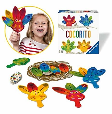 Ravensburger - Cocorito, Gioco per Bambini, Gioco Educativo, 2-4 giocatori, 3+ Anni - 8