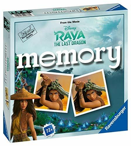 Ravensburger - Memory Versione Raya Disney, 72 Tessere, Gioco Da Tavolo, 4+ Anni - 2