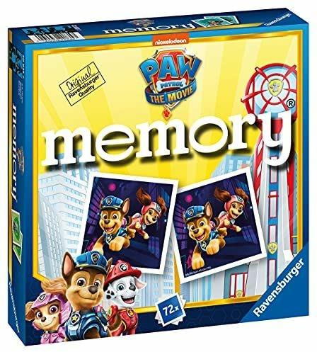 Ravensburger - Memory Versione Paw Patrol Movie, 72 Tessere, Gioco Da Tavolo, 4+ Anni - 2