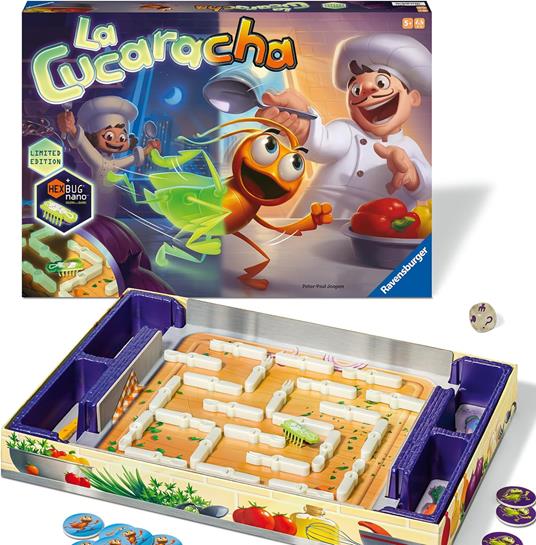 Ravensburger  La Cucaracha Glow in the Dark, Gioco Da Tavolo, Da 2 A 4 Giocatori, 6+ Anni - 4