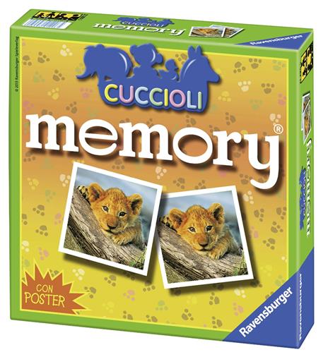 Ravensburger - Memory Cuccioli, 72 Tessere, Gioco Da Tavolo, 4+ Anni - 3