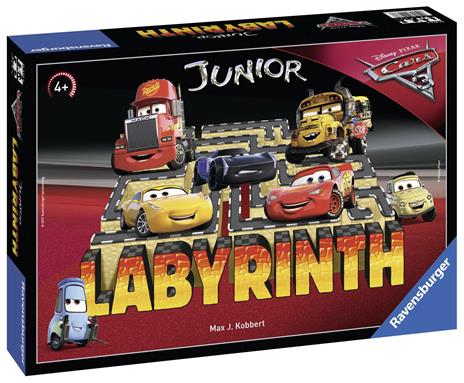 Labirinto Junior Cars 3 Gioco di società Ravensburger (21273) - 2