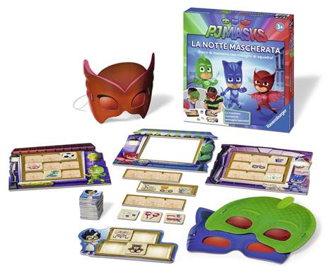 PJ Masks"La Notte Mascherata" Gioco di società Ravensburger (21356) - 4