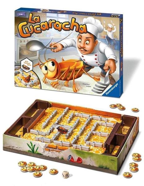 Ravensburger  La Cucaracha, Gioco Da Tavolo, Da 2 A 4 Giocatori, 3+ Anni - 40