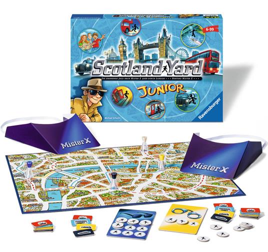Scotland Yard Junior Gioco di società Ravensburger (22289). Gioco da tavolo - 4