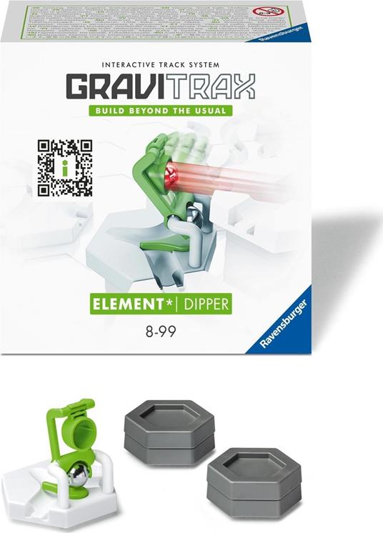 Ravensburger Gravitrax Dipper, Gioco Innovativo Ed Educativo Stem, 8+ Anni, Accessorio