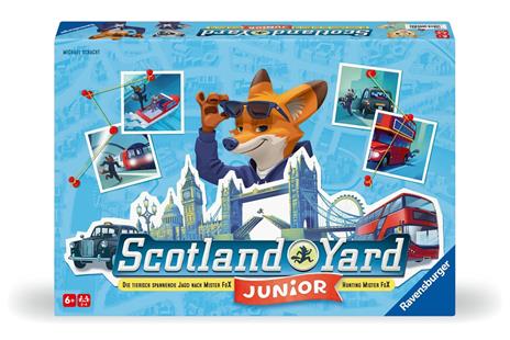 Ravensburger - Scotland Yard Junior, Gioco Da Tavolo, da 2 a 4 giocatori, 6+ anni