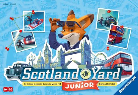 Ravensburger - Scotland Yard Junior, Gioco Da Tavolo, da 2 a 4 giocatori, 6+ anni - 2