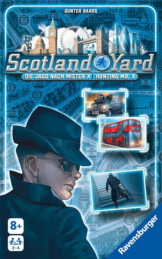 Ravensburger - Scotland Yard Refresh Bag, Gioco Tascabile, 2- 5 giocatori, 6+ anni - 2