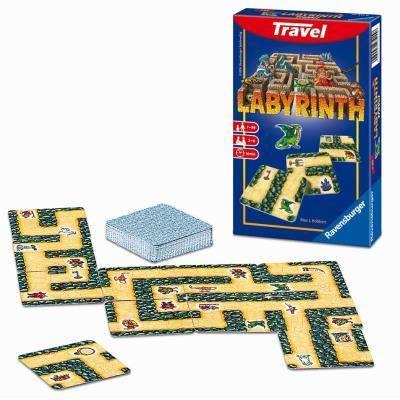 Ravensburger - Labyrinth Travel Edition, Gioco di Carte Tascabile, 2-6 Giocatori, 7+ Anni - 30