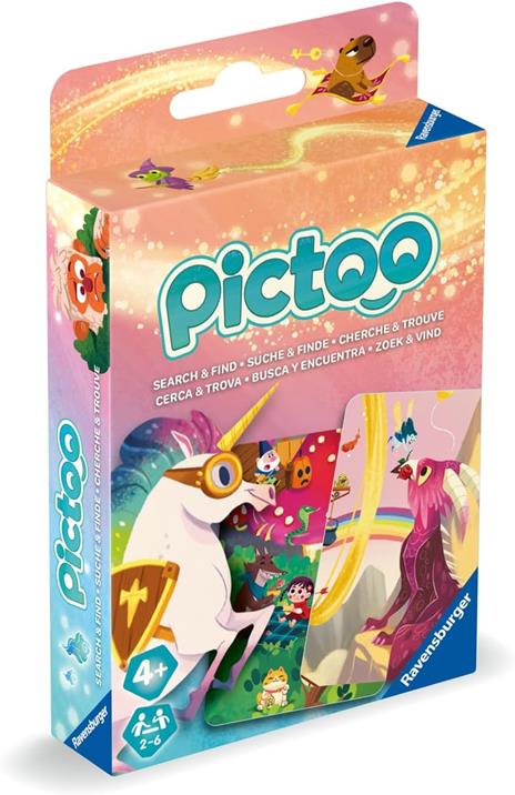 Ravensburger - Pictoo Fantasy, Gioco di Carte 4 Anni in su, Gioco di Famiglia, da 2 a 6 Giocatori, Edizione Italiana - 3
