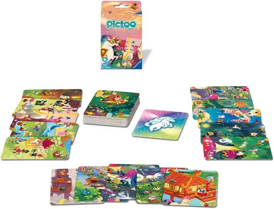 Ravensburger - Pictoo Fantasy, Gioco di Carte 4 Anni in su, Gioco di Famiglia, da 2 a 6 Giocatori, Edizione Italiana - 4