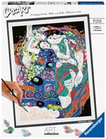 Ravensburger - CreArt ART COLLECTION Klimt: La vergine, Kit per Dipingere con i Numeri