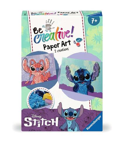 Ravensburger - Be Creative Midi: Paper Art  Stitch, attività creativa dai 7 anni