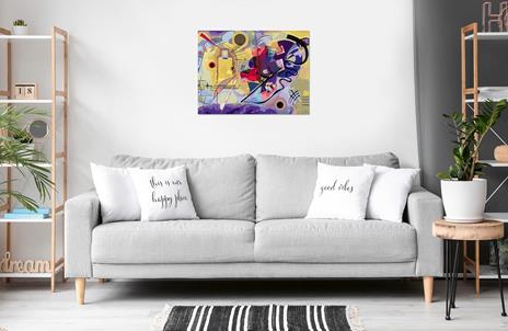 Ravensburger - CreArt Premium B Canvas, Kandinsky, Giallo, Rosso e Blu, Kit Pittura, 14+ Anni, 30x40 cm - 3