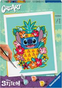 Giocattolo Ravensburger - CreArt Stich, Kit per Dipingere con i Numeri, Contiene Tavola Prestampata 24x30 cm Ravensburger