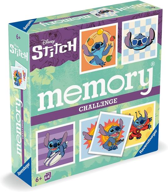 Ravensburger - Memory® Stitch Challenge, Gioco Da Tavolo, Memory Gioco per Bambini 6 Anni o più - 4