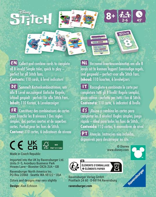 Level 8 Stitch. Gioco da tavolo - 4