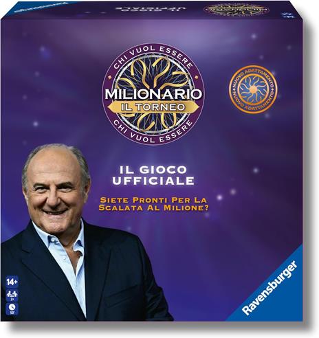 Ravensburger - Giochi Da Tavolo: Chi Vuol Essere Milionario, Gioco Da Tavolo +14 anni, Gioco televisivo, 2 a 5 giocatori