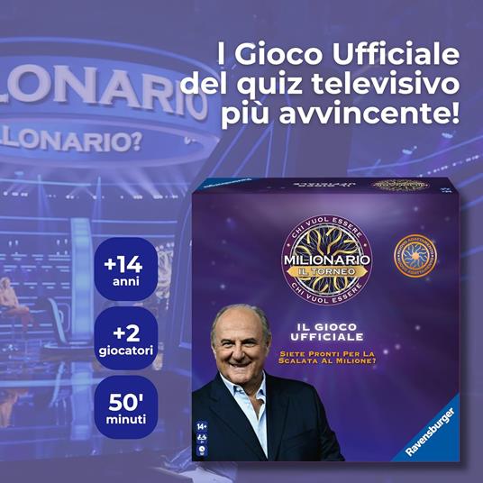 Ravensburger - Giochi Da Tavolo: Chi Vuol Essere Milionario, Gioco Da Tavolo +14 anni, Gioco televisivo, 2 a 5 giocatori - 2
