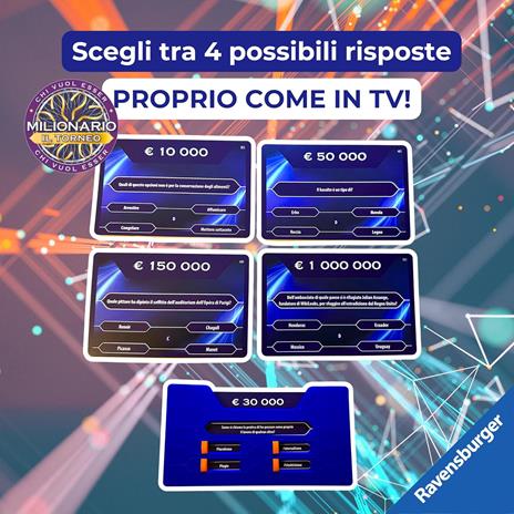 Ravensburger - Giochi Da Tavolo: Chi Vuol Essere Milionario, Gioco Da Tavolo +14 anni, Gioco televisivo, 2 a 5 giocatori - 4