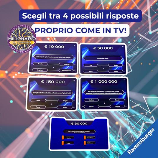 Ravensburger - Giochi Da Tavolo: Chi Vuol Essere Milionario, Gioco Da Tavolo +14 anni, Gioco televisivo, 2 a 5 giocatori - 4