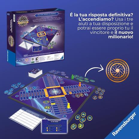 Ravensburger - Giochi Da Tavolo: Chi Vuol Essere Milionario, Gioco Da Tavolo +14 anni, Gioco televisivo, 2 a 5 giocatori - 6