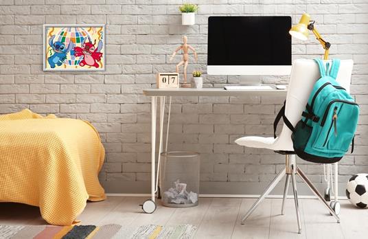 Ravensburger - CreArt Serie D: Stitch & Leroy, Dipingere con i Numeri, Kit Pittura Bambini, Cornice Inclusa, Gioco Educativo - 4