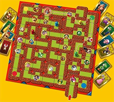 Ravensburger  Labyrinth Super Mario, Gioco Da Tavolo, Da 2 A 4 Giocatori, 7+ Anni - 7