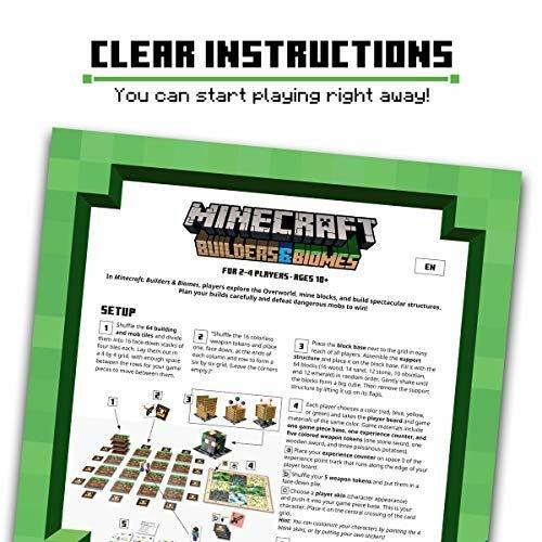 Ravensburger - Minecraft Builders & Biomes, Versione Italiana, Gioco da Tavolo Strategico, 2-4 Giocatori, 10+ Anni - 6