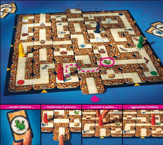 Ravensburger  Labirinto 35th Anniversary, Gioco Da Tavolo, Da 2 A 4 Giocatori, 7+ Anni - 5