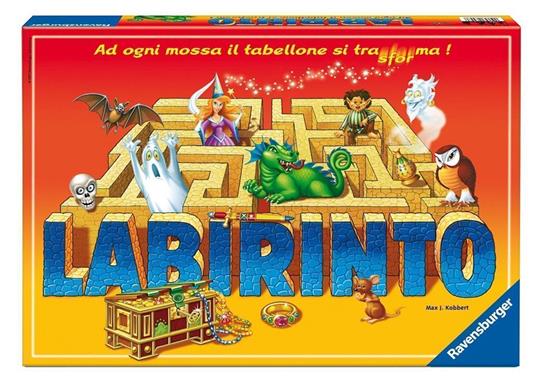 Ravensburger  Labirinto 35th Anniversary, Gioco Da Tavolo, Da 2 A 4 Giocatori, 7+ Anni - 55