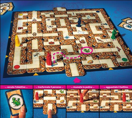 Ravensburger  Labirinto 35th Anniversary, Gioco Da Tavolo, Da 2 A 4 Giocatori, 7+ Anni - 65