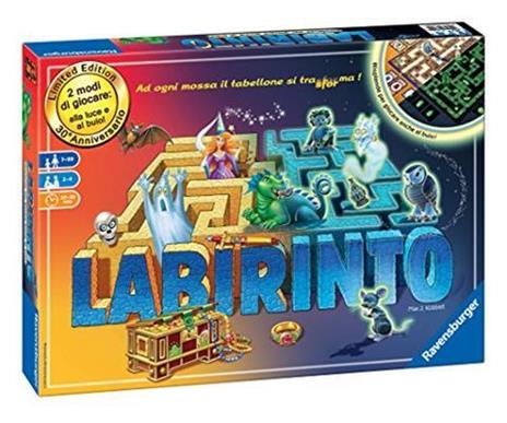 Ravensburger  Labirinto Magico Glow In The Dark, Gioco Da Tavolo, Da 2 A 4 Giocatori, 7+ Anni - 5